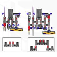 Soporte De Almacenamiento Para Cabeza De Fregado Dyson V7 V8 V10 V11 V15 Accesorios De Limpieza Nozzle Bracket Herramientas De Organización Para Aspiradora - details 3