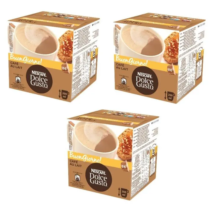 CAJA 3 PAQ.DOLCE GUSTO CAFE CON LECHE 12486521 - 1