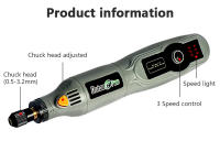 Taladro Inalámbrico USB Mini Con Batería Recargable Y Velocidad Tridimensional Para Grabado Y Pulido En Madera Herramienta DIY - details 13