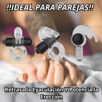 Intense Anillo Vibrador rabbit para pene | Estimulador de Clítoris en Forma de Conejito | Anillo para Pene con Vibración Retardante Eyaculación y Erección Más Firme | Waterproof IPX7 | Suave al Tacto | Uso en Solitario o en Pareja  | Pilas LR44 Incluidas| - details 1