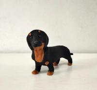 1pc Figura Realista De Perro Dáxilhund Simulación Juguetes Para Niños Decoración De Hogar Animal Suave Compañero De Vida Para Niños - details 4