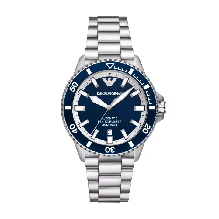 Emporio Armani Reloj STAINLESS STEEL，SILVER，AUTOMATIC/3 HAND DATE AR60079 - 1