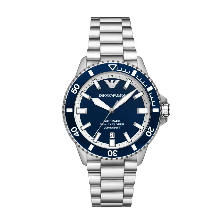 Emporio Armani Reloj STAINLESS STEEL，SILVER，AUTOMATIC/3 HAND DATE AR60079 - 1
