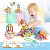 Bloques De Construcción Magnéticos Grandes DIY Juguete De Diseñador Regalos Para Navidad/Halloween/Thanksgiving Edad Recomendada 3-6Años - details 6
