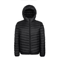 Chaqueta De Pollo Blanca 90% Para Hombres Super Ligera Con Capucha Chaqueta Térmica Casual Cierre De Cremallera Largo Regular - details 6