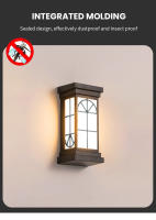 Lámpara De Pared Exterior LED Impermeable IP66 Iluminación Moderna Para Porche Balcones Jardines Luz Exterior Incluye Bombilla - details 7
