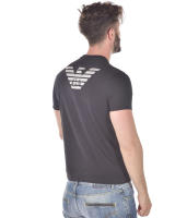 Emporio Armani Algodón Hombre Negro camiseta 3Z1T881J00Z 999 - details 1