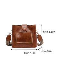 Bolso De Hombro Estilo Bucket Moda Con Correa Ancha Y Ligera Lujo Para Mujer Bolsa De PU Con Lining De Poliéster Forma De Olla Cierre De Cremallera - details 20