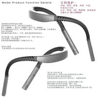 Nueva lámpara LED colgante para el cuello, lámpara de lectura para el cuello, lámpara para correr, lámpara para correr de noche, lámpara colgante para el cuello, lámpara de lectura - details 2