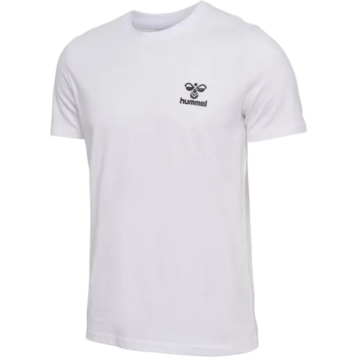 Hummel - Camiseta de Hombre Blanca Logo Hummel - 220039-9001 - 1