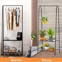 Perchero de Pie Extensible con Organizadores de Zapatos - Estantería Metálica Resistente - 60x35x152cm - KARAWAN. - details 1