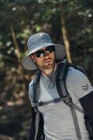 Sombrero De Buho Para Hombres Protección Solar Gran Alas Sombrilla De Pesca Camping Senderismo Material De Poliéster - details 7