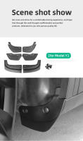 LUCKEASY Guardabarros Traseros Para Tesla Model Y 2020-2024 Kit De Faroles De Barro Accesorios De Modificación De Coche Material TPE - details 15