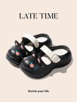 Pantuflas Capibara, Lindas sandalias anticolisión con Punta Cerrada para Mujer, de Verano, versátiles, de moda, informales, se puede usar en Exterior, Zapatos con vaqueros. - details 3