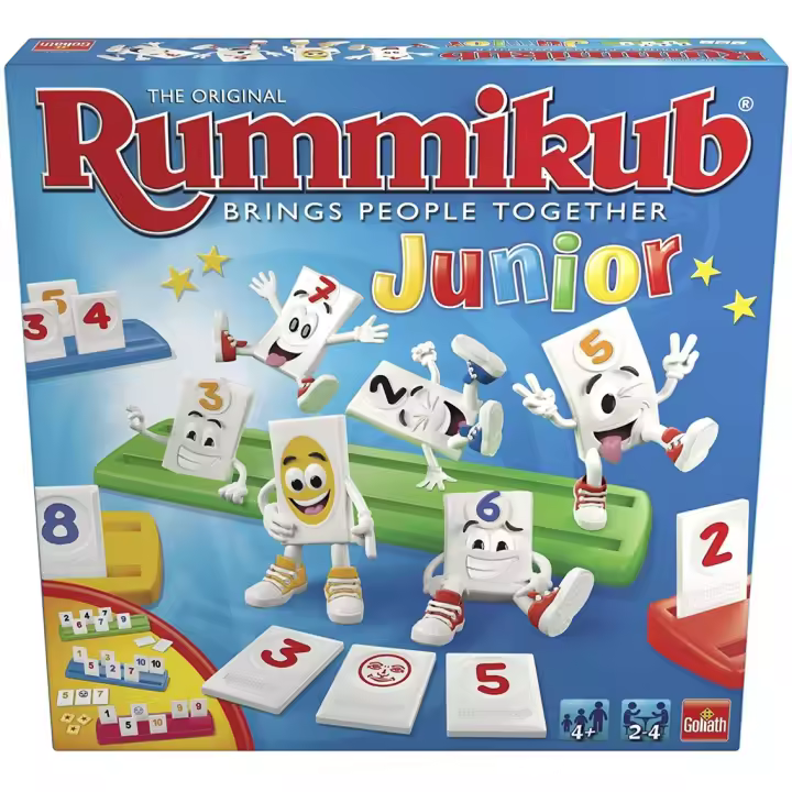 Rummikub Junior Original - Juego de Mesa Educativo de Números para Niños - 1