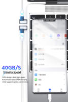 Adaptador Magnético Rápido 240W USB C a Tipo C Para Tabletas Y Portátiles Transmisión De Datos Conector De Vídeo 8K - details 3