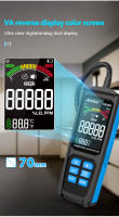 Detector De Gas Combustible CGD05A PPM LEL VA Pantalla De Color Analizador De Gas Recargable Medidor De Fugas De Gas Natural Triple Alarma - details 9