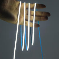 Tira LED COB Flexible 3MM Ancho Para Decoración Del Hogar 384Leds/M 3000K 4000K 6000K Calor/Natural Blanco DC 12V 24V Sin Protección Contra El Agua - details 8