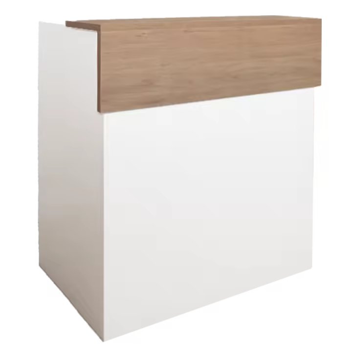 OFILIKE. Mostrador Osiris Basic. Mostrador de Recepción para Oficina, Tienda, Peluquería. Fácil Montaje - 1
