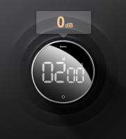 Baseus Timer De Cocina Magnético Digital Contador De Relevo Manual Con Alarma Para Cocinar Baño Estudio Medidor De Tiempo - details 5