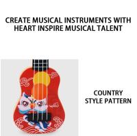 Mini Guitarra De 4 Cuerdas Clásica Ukulele Juguete Instrumento Musical Para Niños Principiantes Simulación De Juego Educativo Pequeña Guitarra - details 14