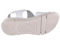 Sandalias de Cuero Mujer con Cuña Baja Color: Blanco y Marrón Tallas: Marca: Sevillas Modelo: - details 3