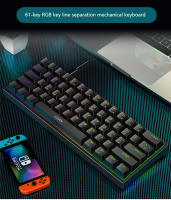 Teclado Mecánico De Juego Mini K620 RGB Con Retroiluminación Teclas Personalizables Y Hotswap USB Para PC Rosa Y Blanca - details 0