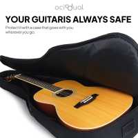Ociodual OcioDual Funda Guitarra Española, Funda Guitarra Acustica, Mochila con Bolsillo Exterior y Asa de Transporte, Acolchada, Base de Goma, Impermeable, Guitarras Eléctricas Protección Total - details 2