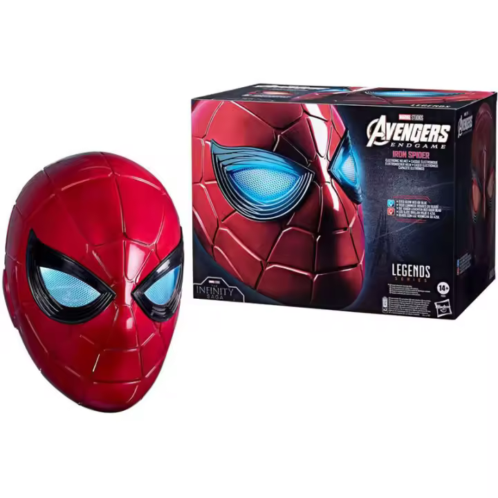 Replica Casco Spiderman Iron Spider Vengadores Avengers Marvel LegendsFigura  Coleccionable - Idea de Regalo- Mercancia Oficial - Juguetes para Niños y Adultos - Movies Fans - Muñeco para Coleccionistas y Exposición - 1