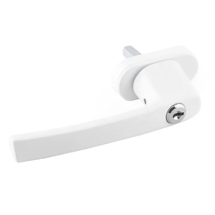 Manilla de Ventana con Llave y Cerradura de Seguridad Antirrobo – Protección Infantil y Antirrobo para Ventanas y Puertas Correderas – Diseño Universal, Fácil Instalación, Material Duradero y Tornillos Incluidos - 1