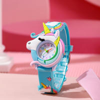 Reloj De Pulsera De Silicona Para Niños Y Niñas Reloj De Regalo Lindo Y Colorido Con Diseño De Animal Movimiento De Cuarzo - details 10