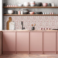 Pegatina De Pared 3D Falsa Drip Tile Autoadhesiva Kuujojo Para Cocina Sala De Estar Y Baño Fácil De Quitar Tamaño 12x12 Pulgadas - details 27