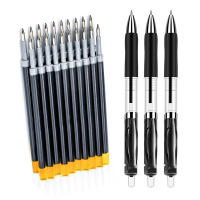 Juego De Bolígrafos De Punto Retráctil En Tinta Negra Roja Y Azul 0.5mm Recargables Para Escritura Accesorios De Oficina Suministros Escolares Estación De Trabajo - details 0