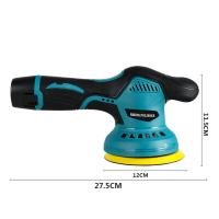 12V Cordless Car Polisher 8 Gears 380W Lithium Electric Polishing Waxing Machine For Repairing Scratches Wireless Sander Polish - details 0