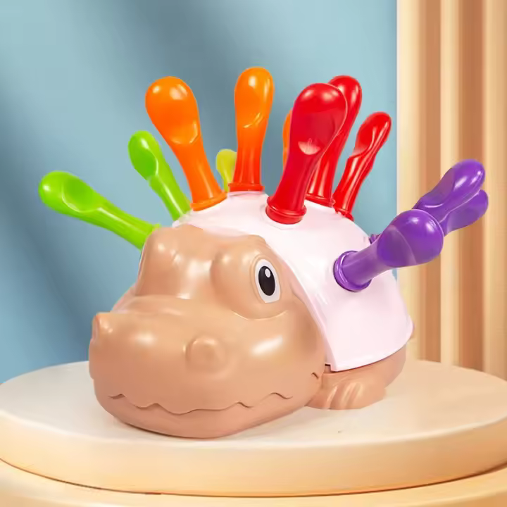 Juguete Educativo De Montessori Para Niños Sensory Hedgehog Desarrollo De Habilidades Motoras Finas Juguete De Viaje Regalo Para Niños Preescolares - 1