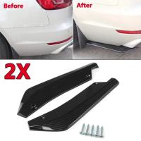 Spoiler De Fibra De Carbono Para Coche Universal Protección Contra Rasguños Difusor Splitter Delantero Y Trasero Extensión De Borde Lateral - details 2