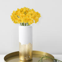 6pcs Narcis Artificial Para Decoración De Bodas Festivales Y Fiestas Decoración De Hogar Jardín Y Habitaciones Estilo Silken - details 14