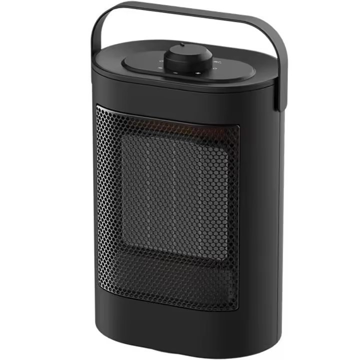 Mini calentador portátil para uso en interiores,calentador incorporado de 2 modos, ventilador de calefacción eléctrico de 1500W - 1