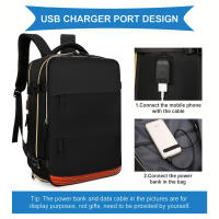 Mochila de viaje multifunción de gran capacidad, bolsa de equipaje USB, mochila escolar, bolsa de viaje de negocios - details 4