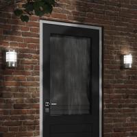 vidaXL Apliques de exterior con sensor 2 uds acero inoxidable Color Negro,  Plateado, y mas - details 1
