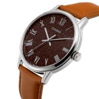 Casio  Ltp-tw100l-5avdf Reloj De Pulsera Analógico Para Mujer Color Marrón. Esfera efecto purpurina.  Cuarzo japonés - details 2