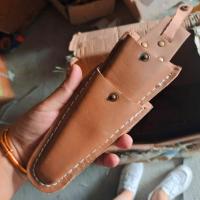 Bolsa De Cuero Para Tijeras De Podar Herramienta Portátil Para Jardín Estuche Para Herramientas De Jardinería De Cuero Vaca - details 2