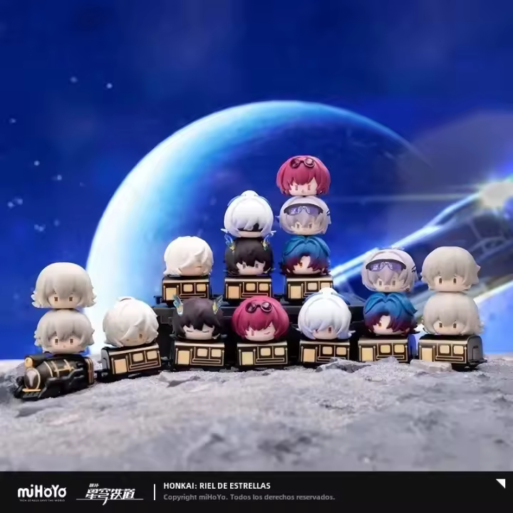 Figura De Anime Honkai: Star Rail Q Version Superposición Min Meng Granulado Muñeca De Juguete Modelo Para Coleccionistas - 1