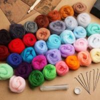 Kit Completo De Felteado a Puntas KRABALL Con Herramientas Y Suministros Lana De Felt Para Fabricación De Muñecas Artesanía DIY Accesorios De Tricoterapia - details 12