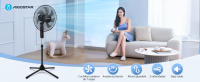 Aigostar Ventilador de Pie Silencioso con 7 aspas, diámetro 43 cm, oscilación de 70°, 3 velocidades y altura ajustable de 108 a 130 cm. Ideal para dormir. - details 0
