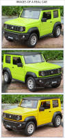 Modelo De Coche Suzuki Jimny 1:24 En Escala Con Puertas Abatibles Luz Y Sonido Absorci\u00f3n De Choques Regalo Para Niños Y Coleccionistas - details 11