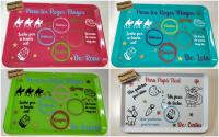 Bandeja para los Reyes Magos y Papá Noel Con El Nombre de los niños, Tamaño 35x24cm decoración navideña navidad 2024 2025 - details 3