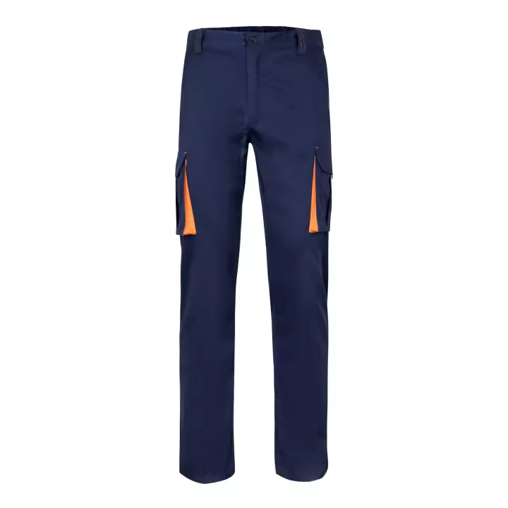 Velilla Pantalón STRETCH bicolor, 103024S, Slim Fit, Elástico, Doble Costura de Seguridad. Pantalón de Trabajo - 1