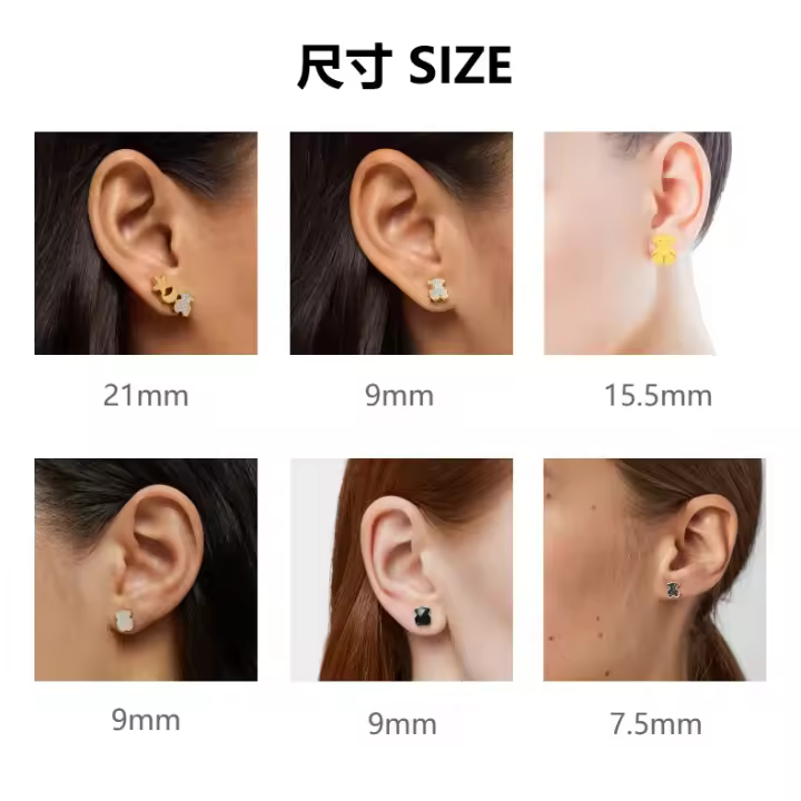 Pendientes de Plata de Primera Ley con Motivo en Ónix Facetado, Elegantes y Sobrios - 1