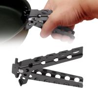 Pinzas de agarre para cuencos, pinzas para ollas Calientes, pinzas de aleación de Aluminio antiescaldadezas, soporte portáthil - details 0